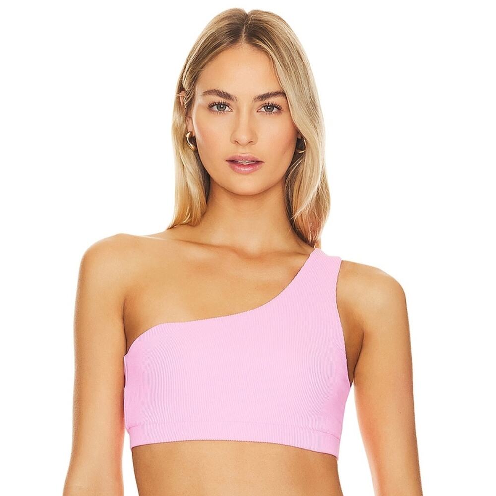 BEACH RIOT Ella Sports Bra in Prism Pink